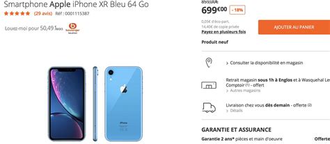 iphone xr boulanger